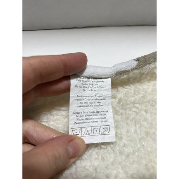 Elephant Baby Blanket Sherpa Green Blue Gray Sam Salem & Son Blankets & Beyond - Picture 5 of 6